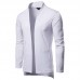 Men's Mid-Long Solid Color Comfortable Cardigans for Men