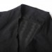 Men's Casual Black Long Fit Thick Warm Cardigans Fashion Mid Long Coats