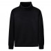 Autumn Winter Fleece High Collar Fashion Solid Color Long Sleeve T-shirts for Men