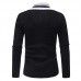 Men's Fashion Long Sleeve Turtleneck Knit Buttons Thick Cardigan Casual Sweaters