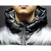 Mens Thick Warm Winter Padded Jacket Stylish Bright Color Hooded Insulated Coats