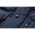 Mens Thick Warm Padded Jacket Winter Outerwear Parka