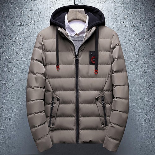 Mens Thick Warm Winter Hooded Padded Jacket